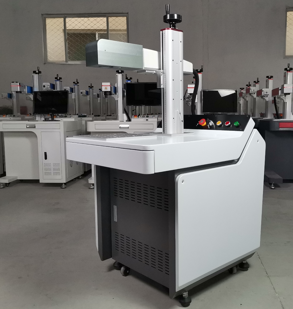 50W 100W 3D fiber laser marking machine for metal deep embossed engraving and curve marking