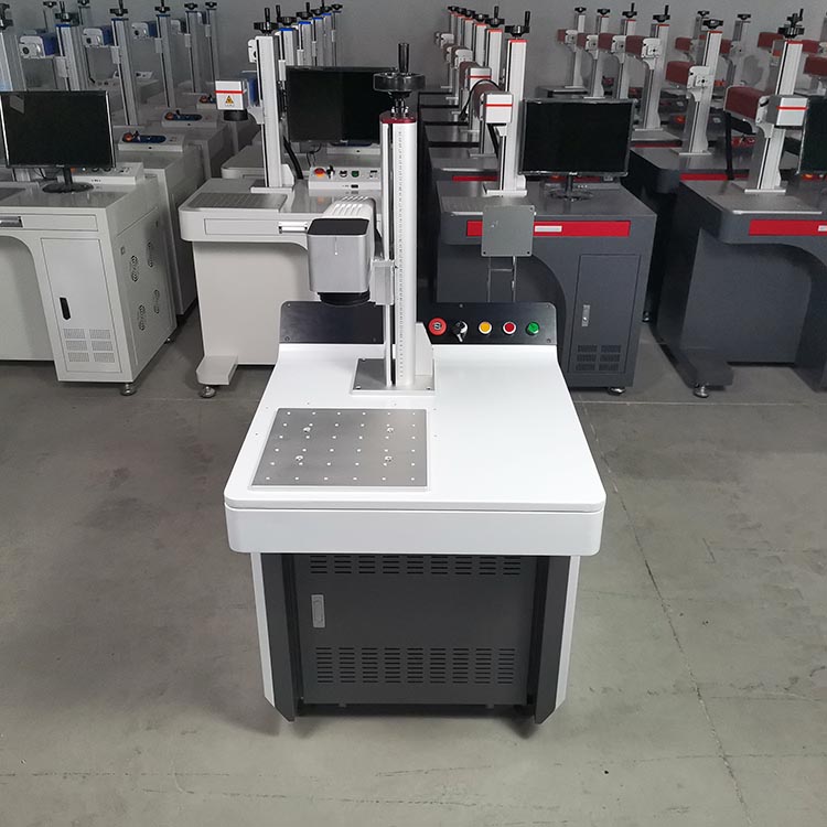 3D Dynamic coin laser engraving machine 30 watt portable fiber laser machine