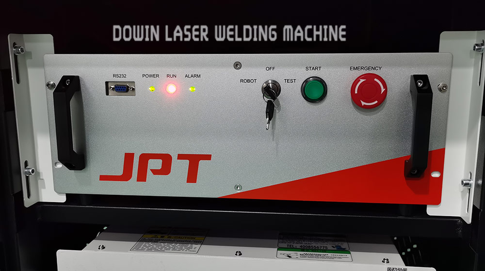 DOWIN 1000W 1500W Handheld Portable Metal Aluminium Stainless Steel Fiber Laser Welding Cleaning Cutting Machine all in 3-1