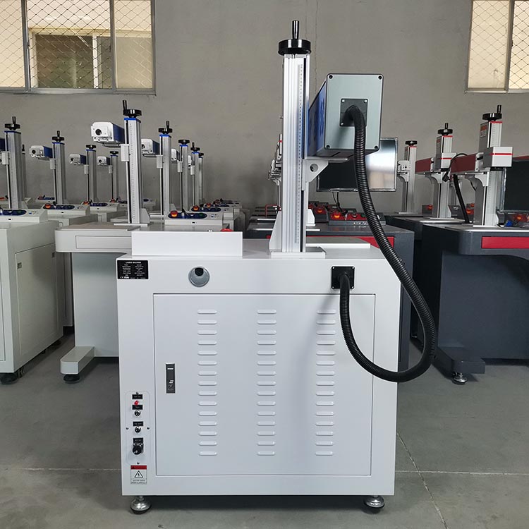 Desktop 30w co2 laser marking machine for wood leather plastic paper