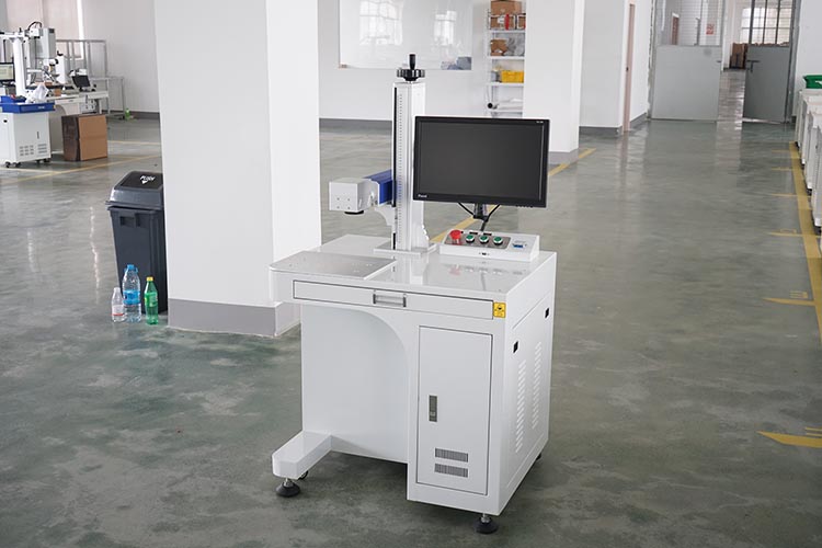 LED bulb printing marking 20 w fiber laser marking machine with rotary marking