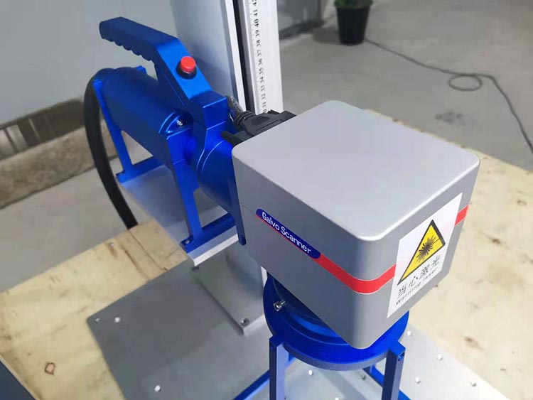 Fiber laser hand held marking machine 50w metal laser marker