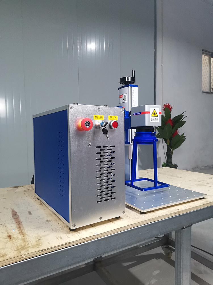 Fiber laser hand held marking machine 50w metal laser marker