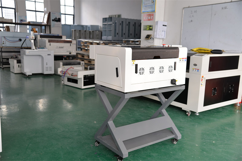 Reasonable price 40w 60w portable laser cutting engraving machine 300*400mm rubber stamp marking machine