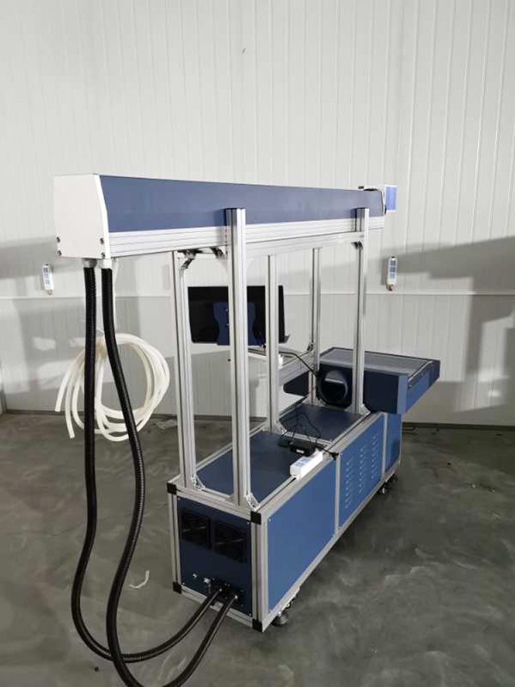 100W Large Format 3D dynamic Focusing Co2 Galvo Laser Marking Machine big working size 600*600mm