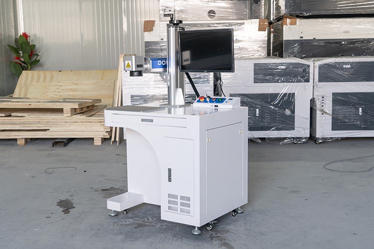 Factory direct sale 30w pigeon ring laser printing machine fiber laser marking machine for ear tag