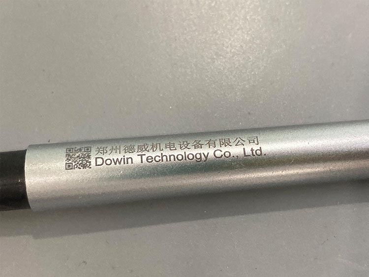 Gold Silver Stainless Steel Plastic Online Flying Desktop Fiber Laser Engraving Marking Machine For Pen