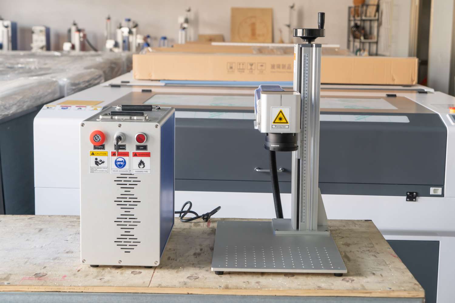 laser marking machine for tag steel with famous RAYCUS laser source