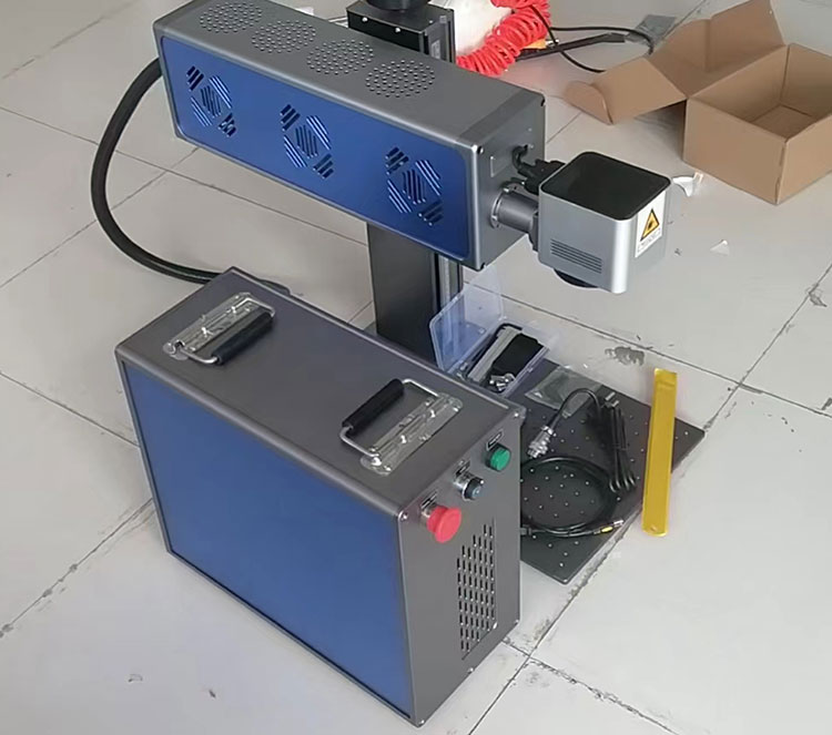 Dowin 30W CO2 Laser Marking Machine for Pet Bottle Plastic Bag Expiration Date