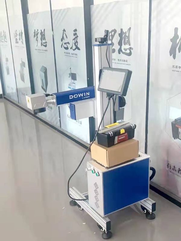 QR Laser  Marking Machine Fiber Laser Marking Machine with Rotary