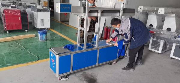 Factory newest flying fiber laser marking machine