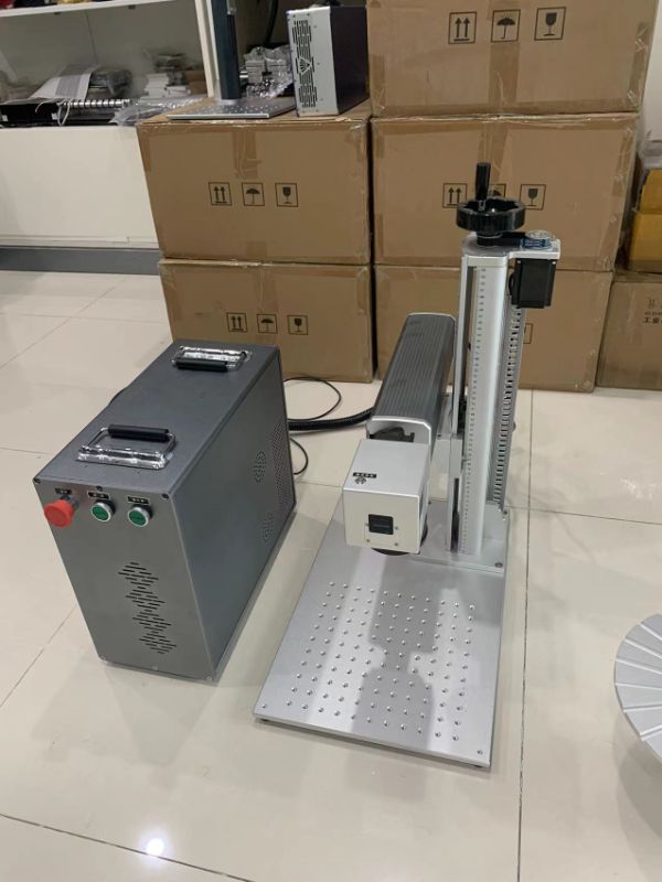 Steel Engraving Machine Desktop Fiber Laser Marking Machine Laser Engraver