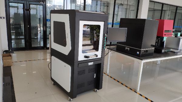 Fiber Laser Marking Machine Stone Big Enclosed Fiber Laser Engraver Machine