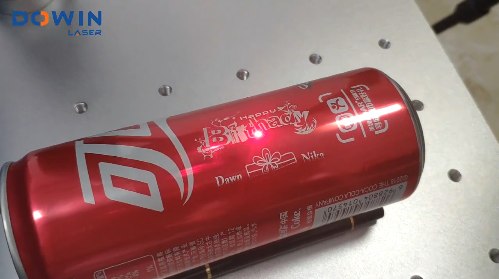 Laser marking customized Coke cans give you a full sense of life ritual