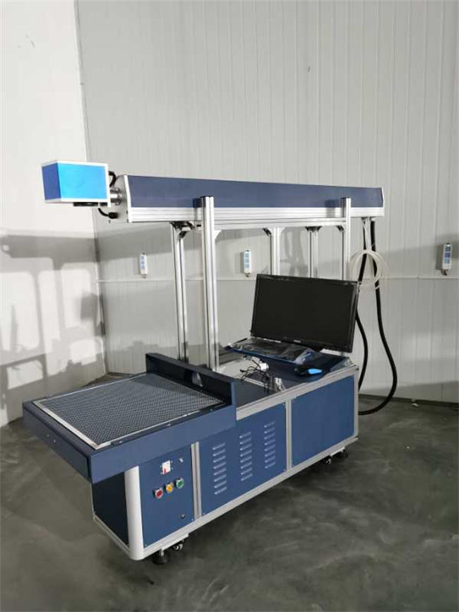 100W RECI Large Format 3D Dynamic Focusing Co2 Galvo Laser Marking Machine with big working size 800*800mm