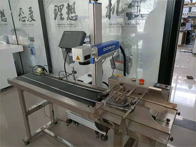 Mass Production 30W 50W 100W Co2 Flying Laser Marking Machine for Cable, Pipe,QR Code Marking