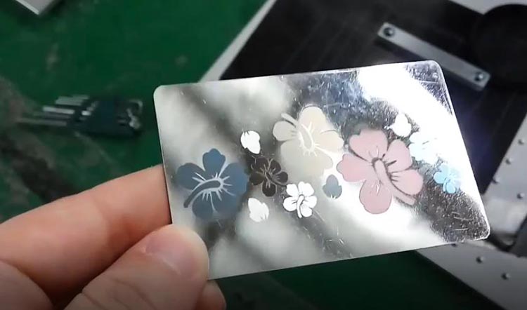 How to Mark Color on Stainless Steel By Dowin laser Mopa Laser Marking Machine