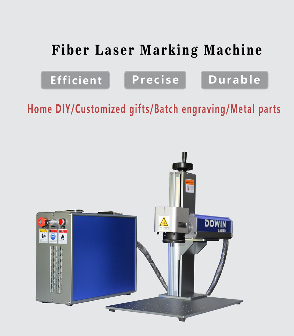 What are fiber laser marking machines mainly used for?