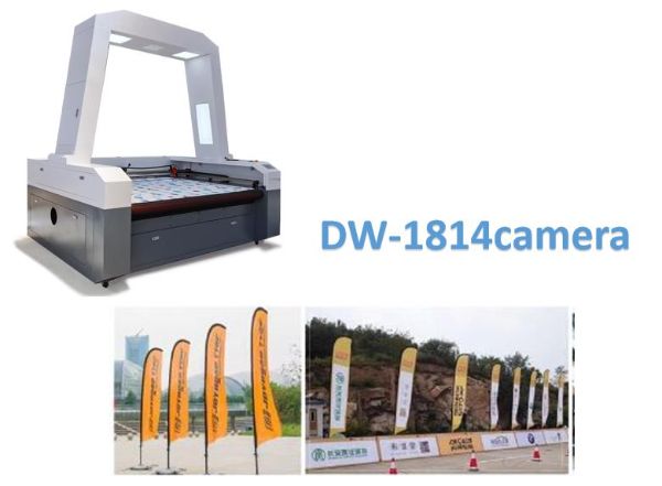 100w 130w 150w Camera Auto Feeding Garment Cutting Machine Fabric  CCD Cutting Machine