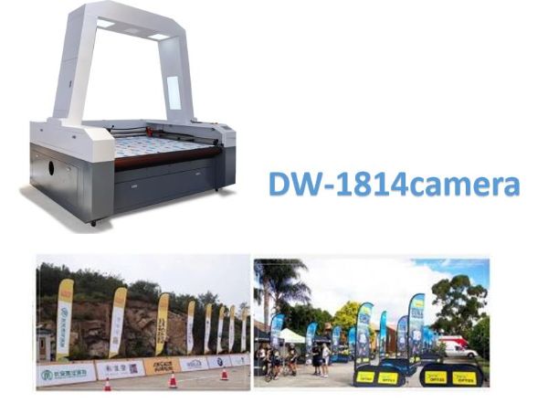 High Quality Laser Cutting Machine with CCD Camera For Fabric  1814 1610 Professional CCD Laser Cutting Machine