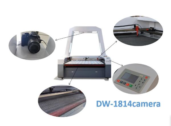 Low Consumption Laser Fabric Cutting Machine CCD Automatic Fabric Garment Cutting Machine