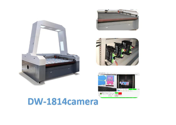 Professional Dual Head Laser Cutting Machine  CCD Camera Laser Cutting Machine For Fabric Garment