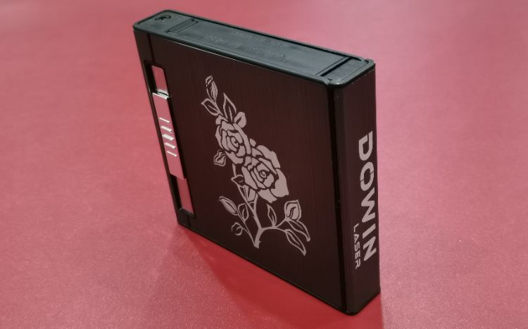 Laser marking fashionable cigarette case you deserve
