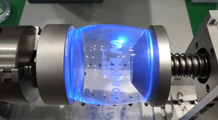 UV laser marking machine makes glass cups have a unique artistic atmosphere