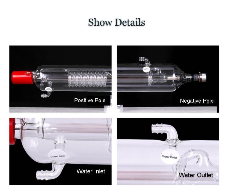 RECI 80W/90W/100W 130W/150W w Series CO2 Laser Tube For Co2 Laser Engraving & Cutting Machines