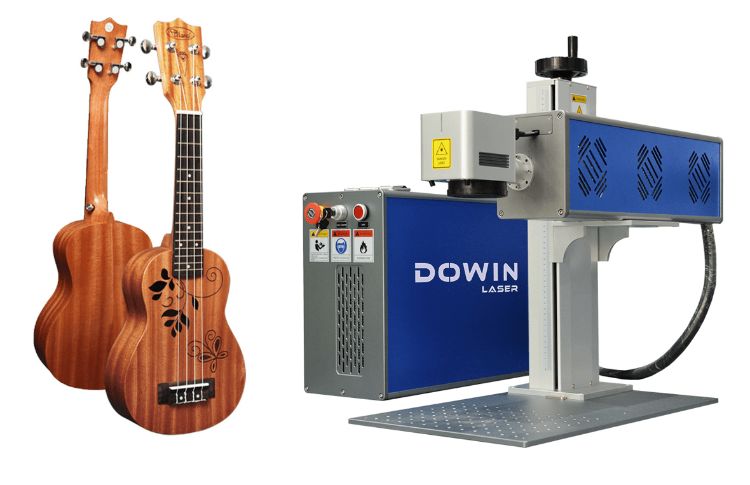 CO2 laser marking machine improves the quality of bamboo and wood musical instruments in the details