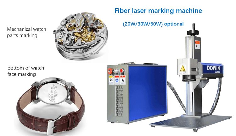 Fiber laser marking machine makes watches a product of fashion and machinery