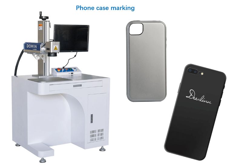 Application of fiber laser marking machine on metal mobile phone case