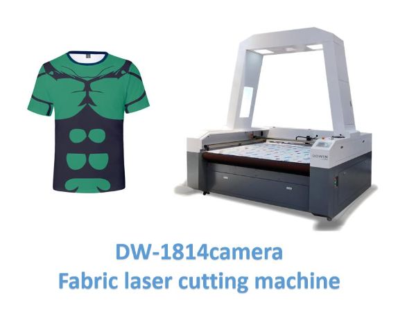 Professional Camera Laser Machine  80W 100W 130W Fabric Laser Cutting Machine Dual Head Laser Cutting Machine