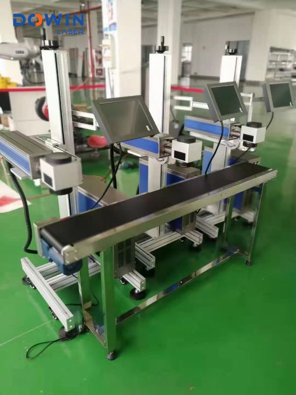 3w 5w uv flying laser marking machine uv laser marking machine mask laser marking machine assembly line flying laser marking machine