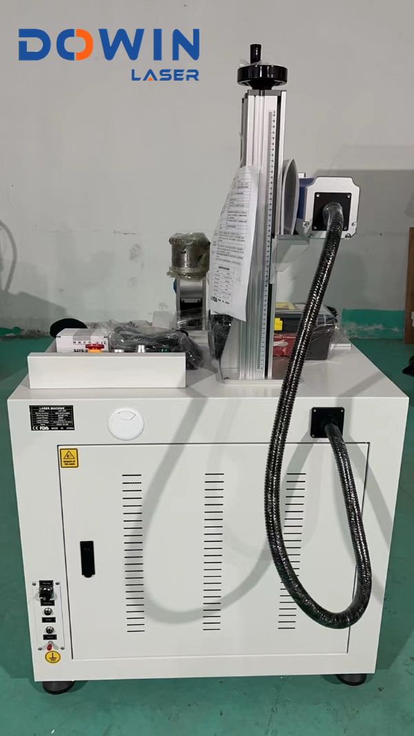 Direct sales of metal necklace jewelry marking engraving machine cabinet fiber laser marking machine