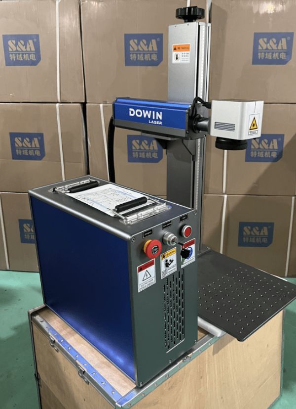 20w 30w 50w Fiber Laser Marking Machine Portable Laser Marking Machine on Metal Mopa Raycus Laser Marker