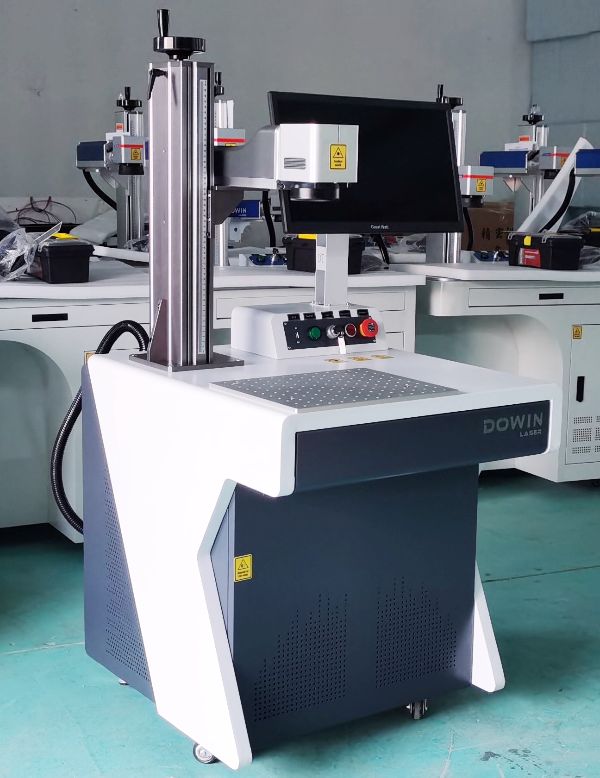 Cabinet laser marking machine 20w laser marking machine metal parts 2023 hot sale